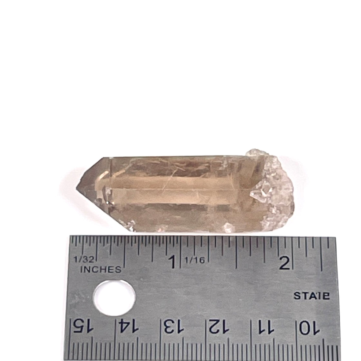Crystal  - Rutile, Rutilated Quartz, Smoky Quartz  - Brazil, 21.5g