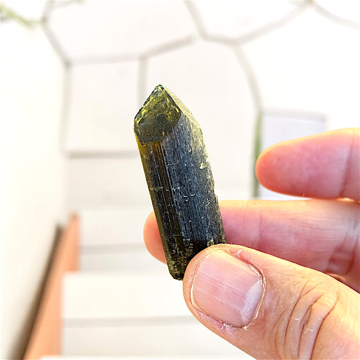 Dravite Tourmaline Specimen - Tanzania, 17.8g