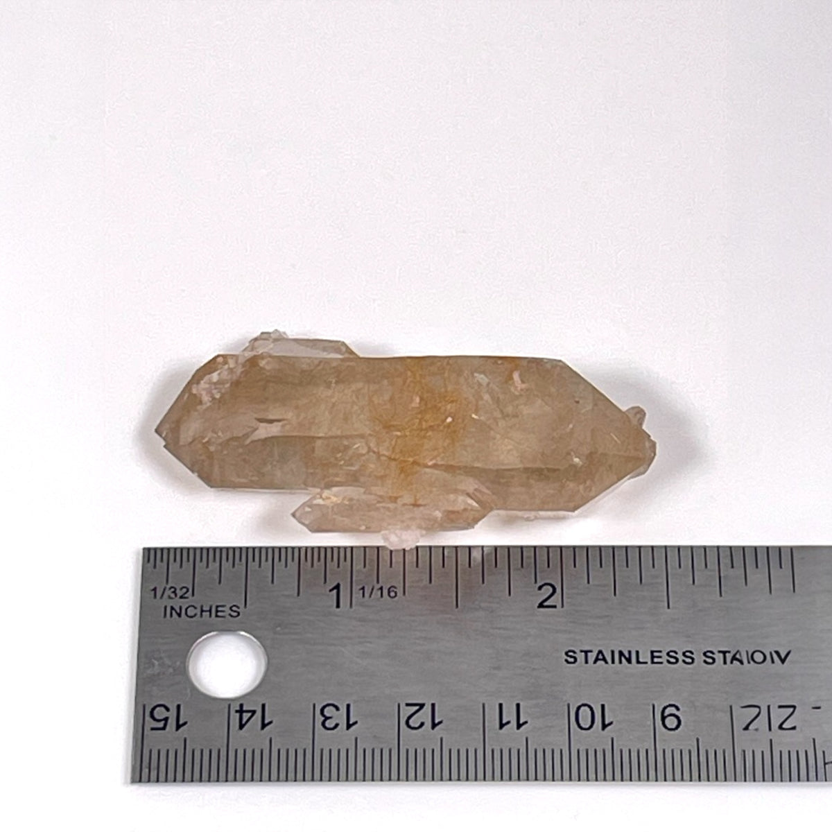 Crystal  - Rutile, Rutilated Quartz, Smoky Quartz  - Brazil, 30.3g