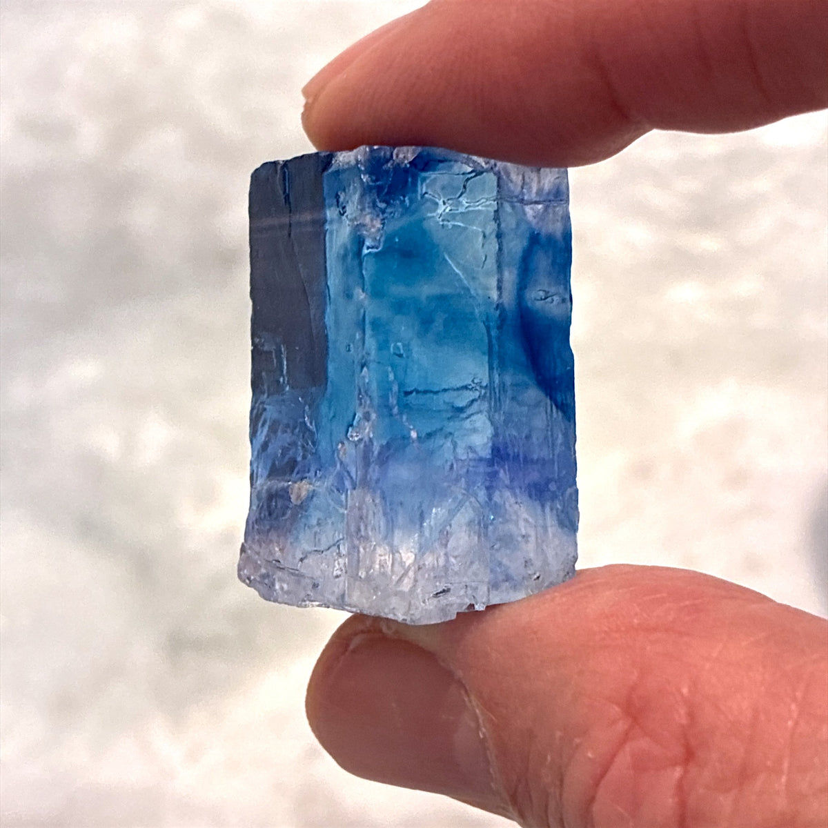 Blue Halite Specimen - Turkey, 21.5g