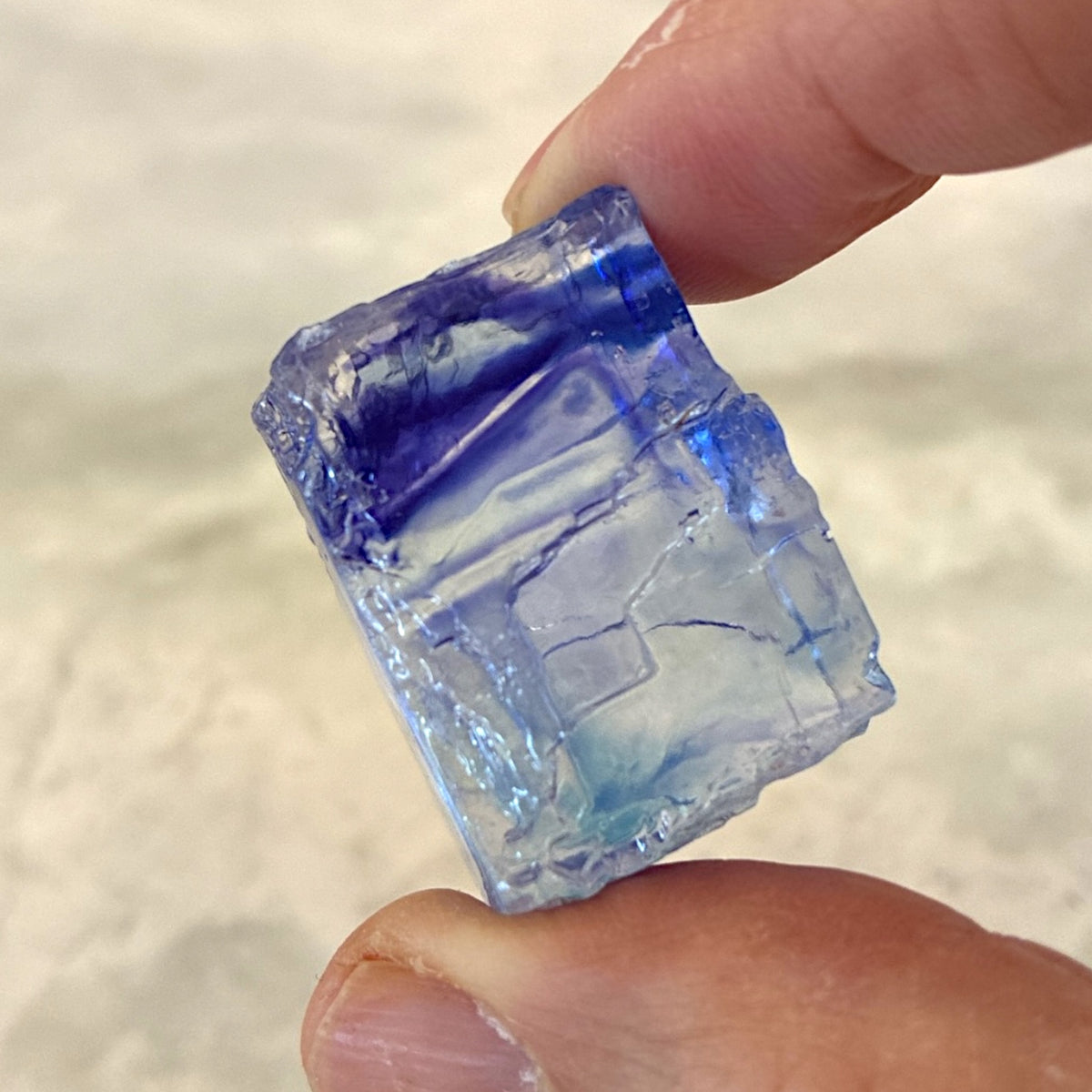Blue Halite Specimen - Turkey, 31.2g