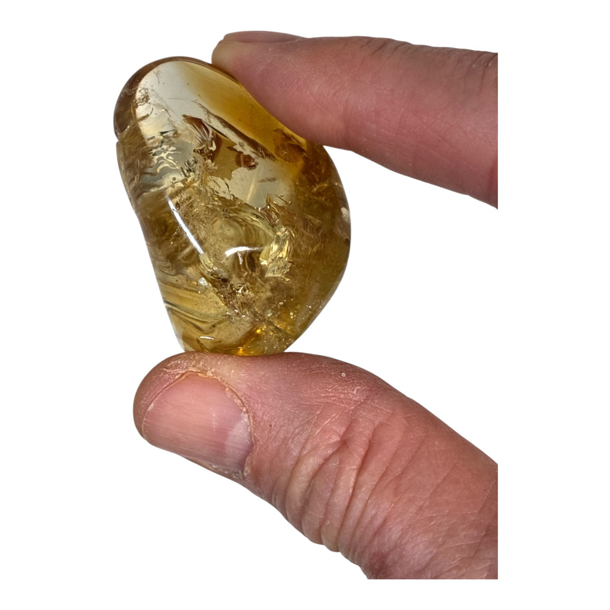 Yellow Citrine Polished - Zambia, 42.7g