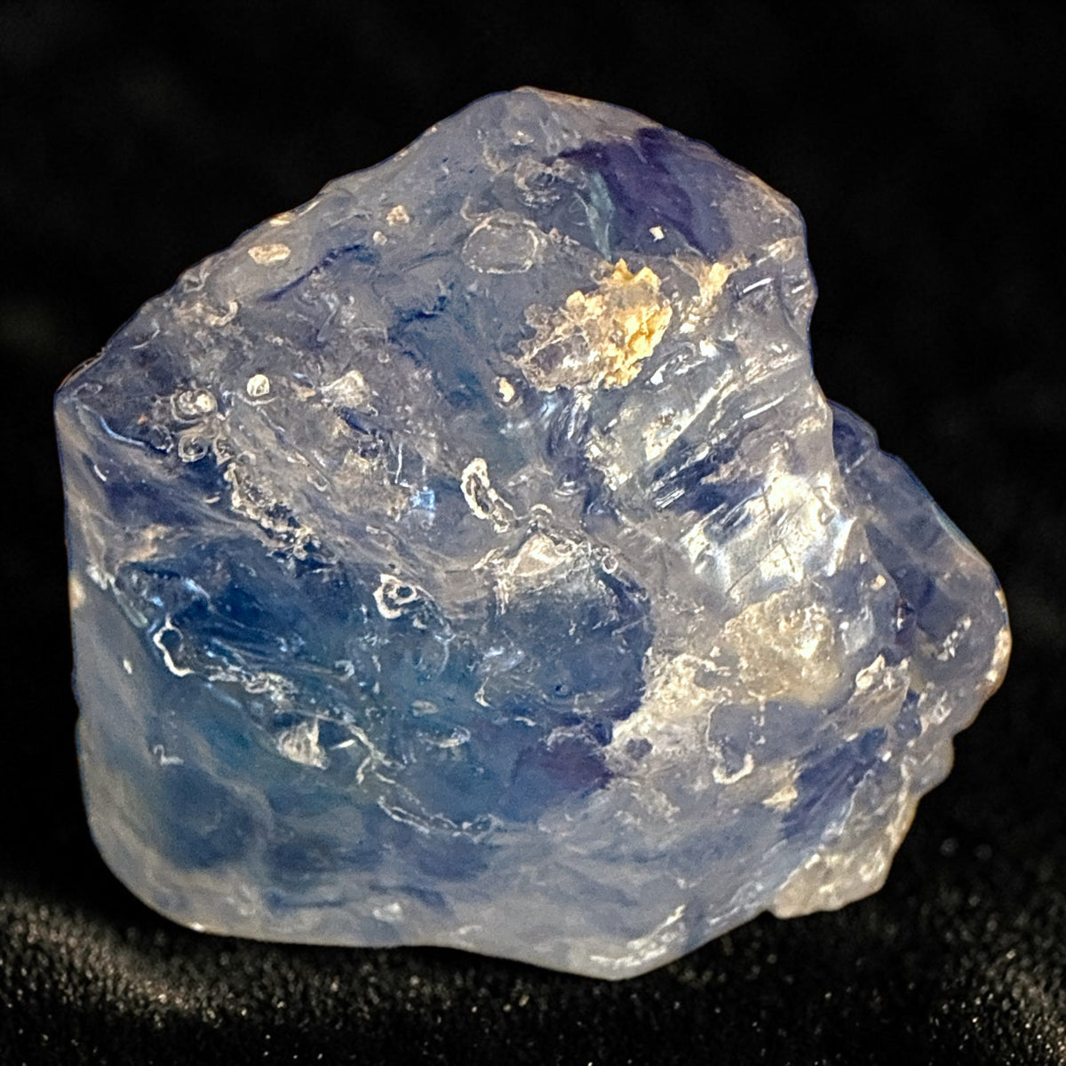 Blue Halite Specimen - Turkey, 450g