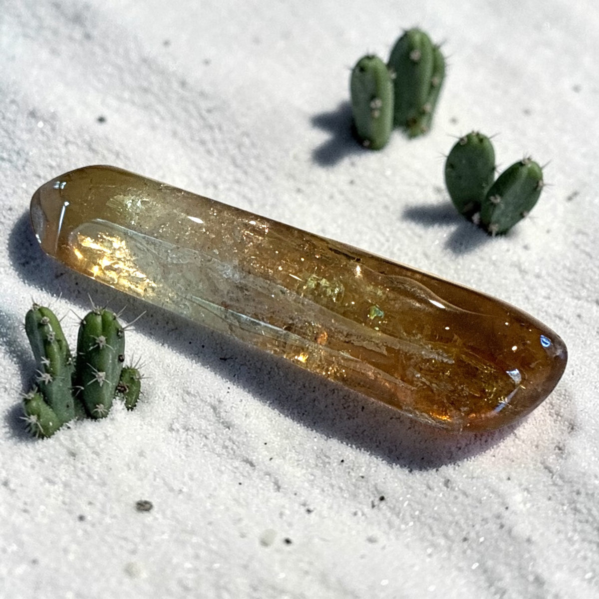 Yellow Citrine Polished - Zambia, 71.8g