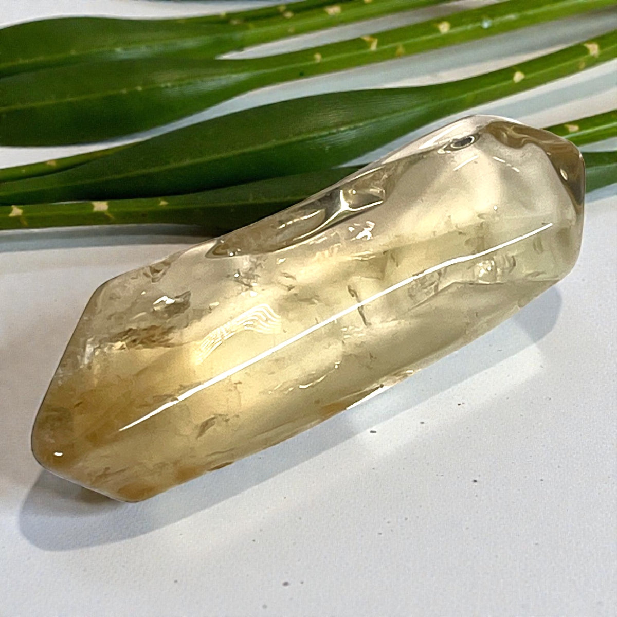 Yellow Citrine Polished - Zambia, 57.8g