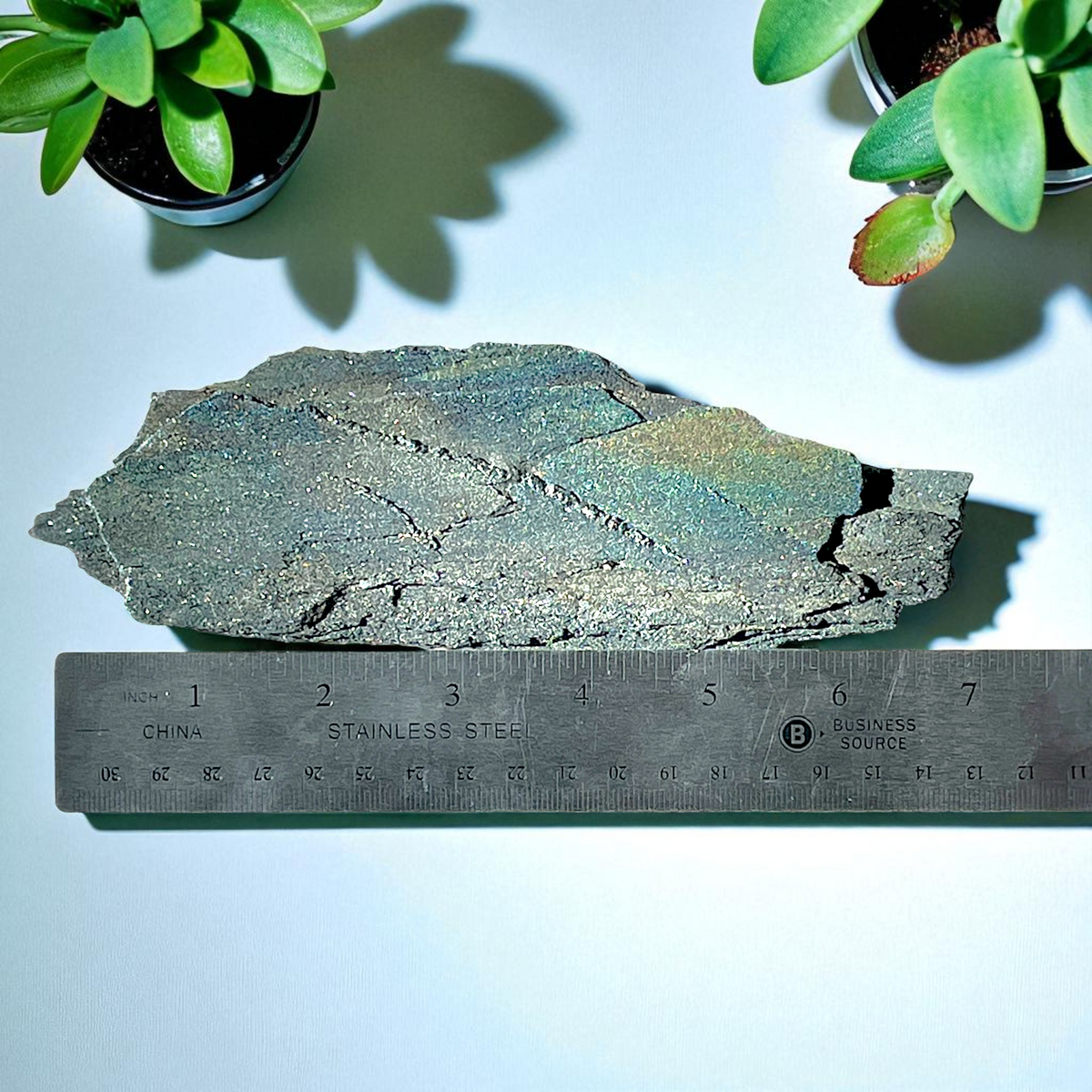 Rainbow Hematite Rough - Andrade Mine, Joao Monlevade, MG Brazil, 159.2g