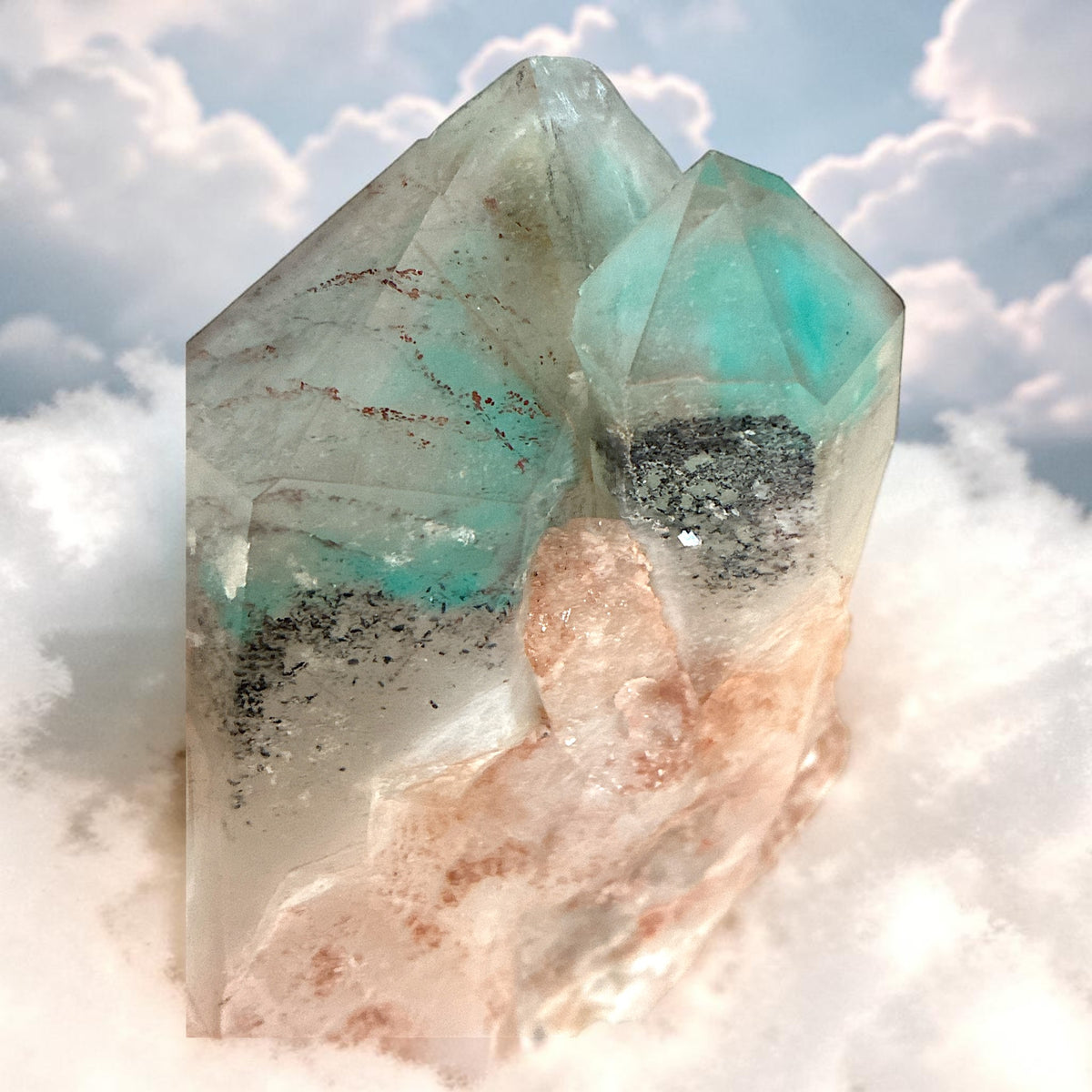 Ajoite Specimen - Messina Mine, Limpopo, Transvaal, South Africa, 450g