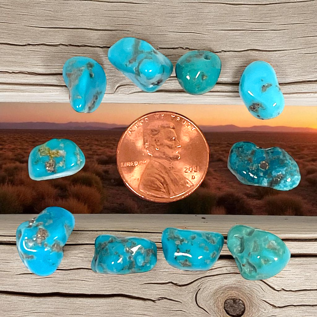 Turquoise Tumbled - Campitos, Mx, 11.4g