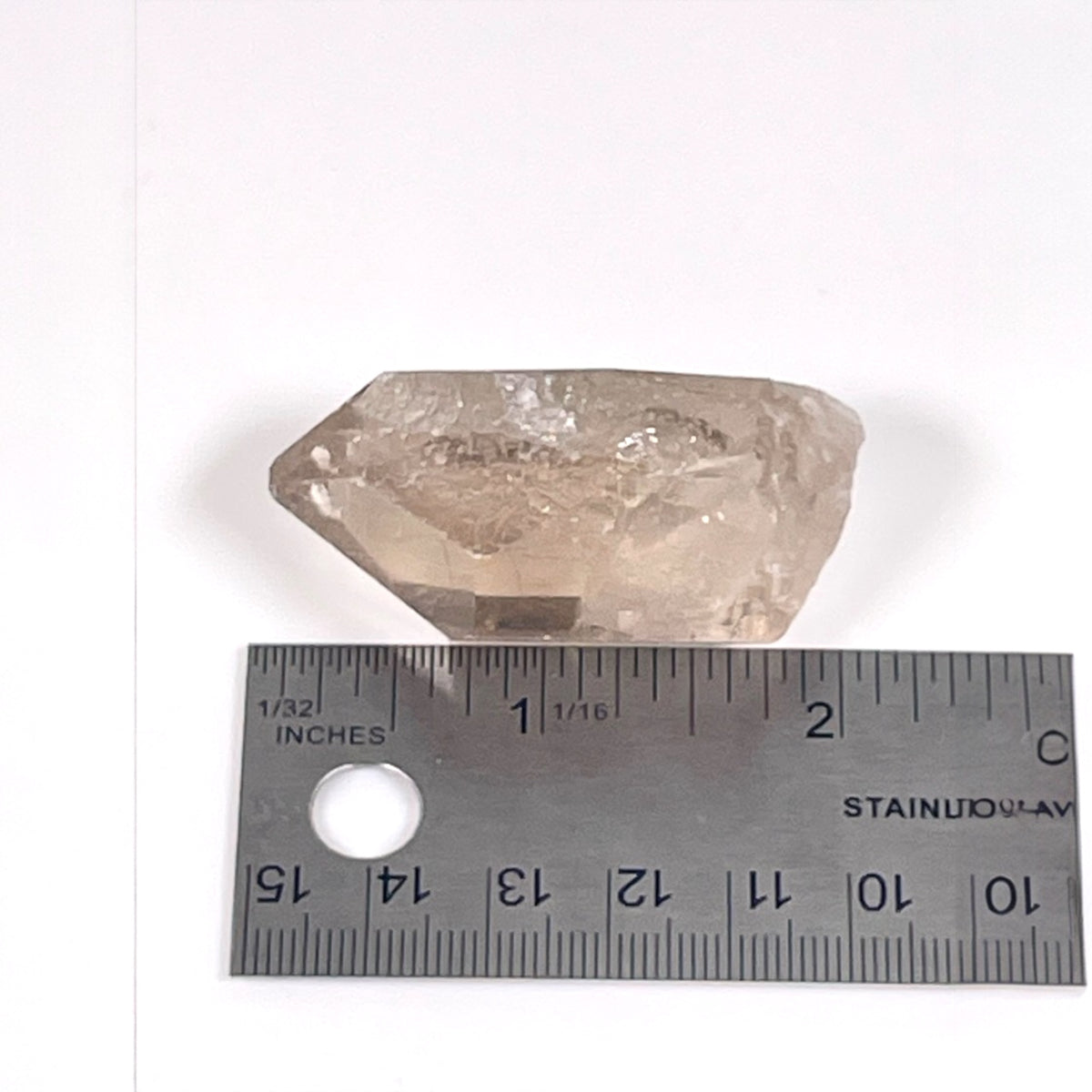 Crystal  - Rutile, Rutilated Quartz, Smoky Quartz  - Brazil, 40.5g