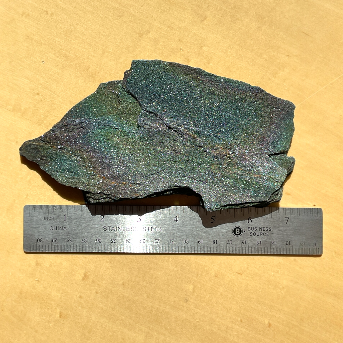 Rainbow Hematite Rough - Andrade Mine, Joao Monlevade, MG Brazil, 290.5g