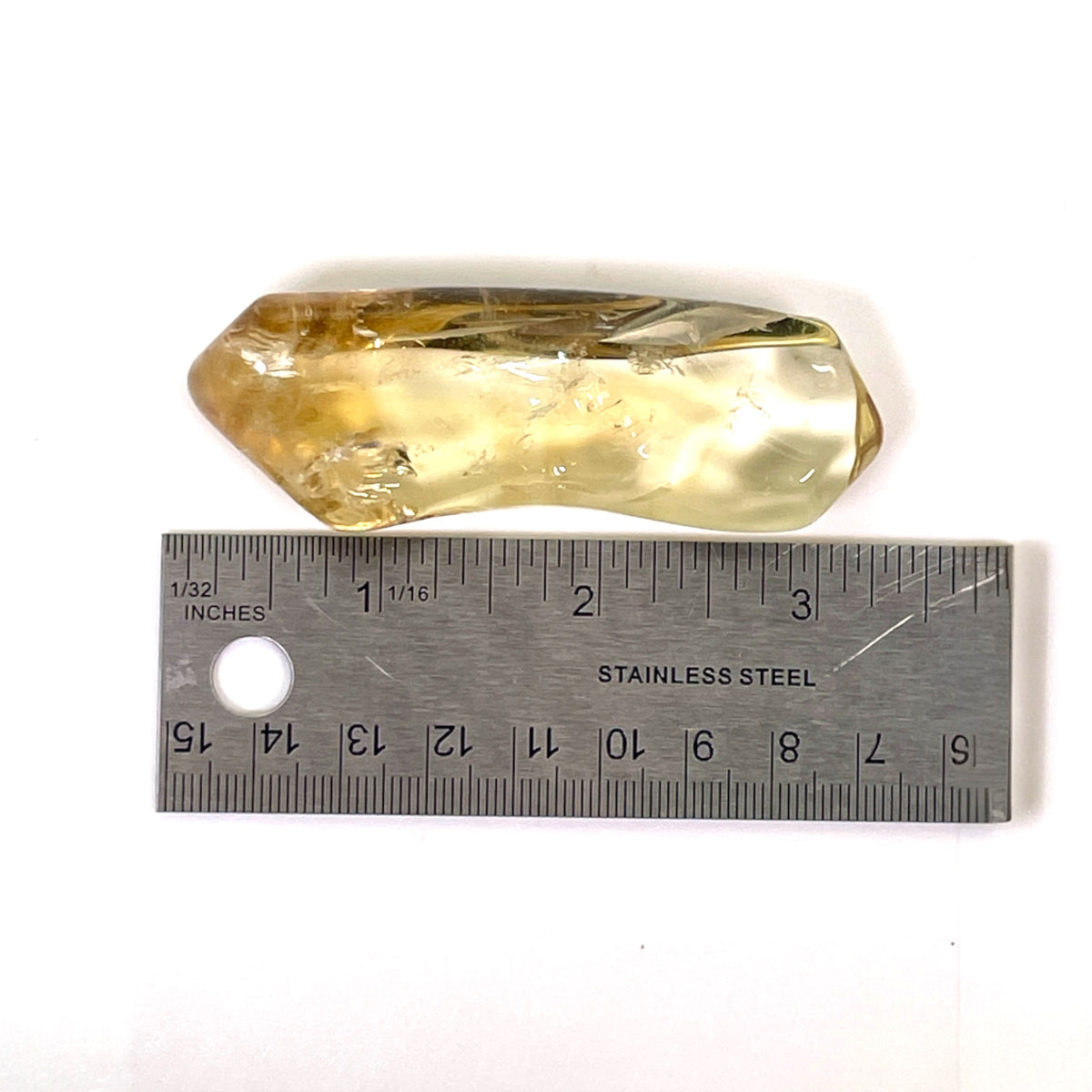 Yellow Citrine Polished - Zambia, 57.8g