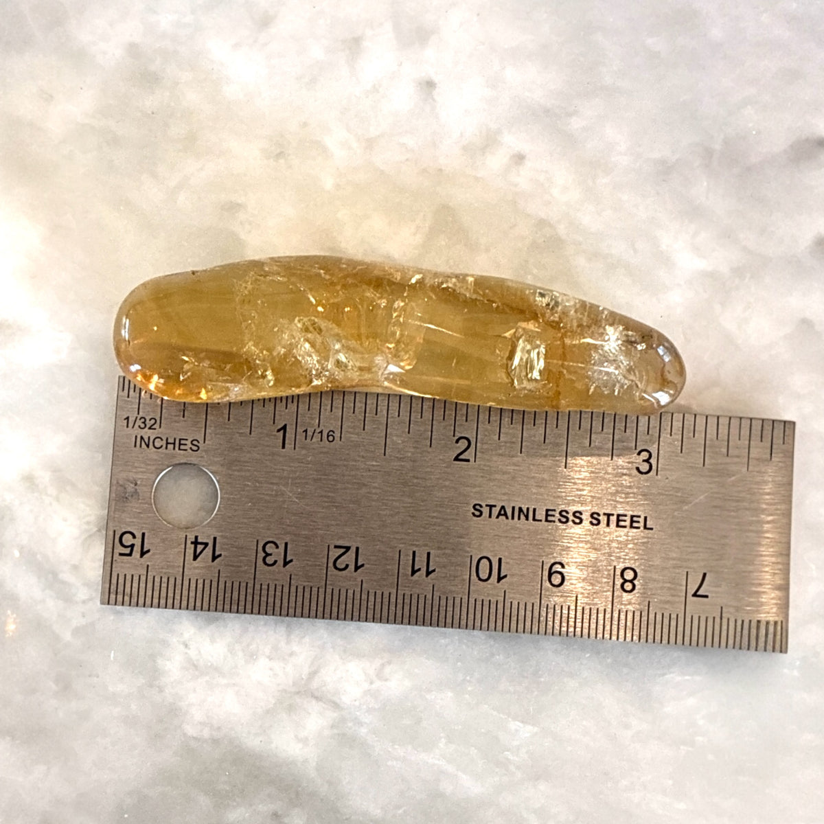 Yellow Citrine Polished - Zambia, 39.5g