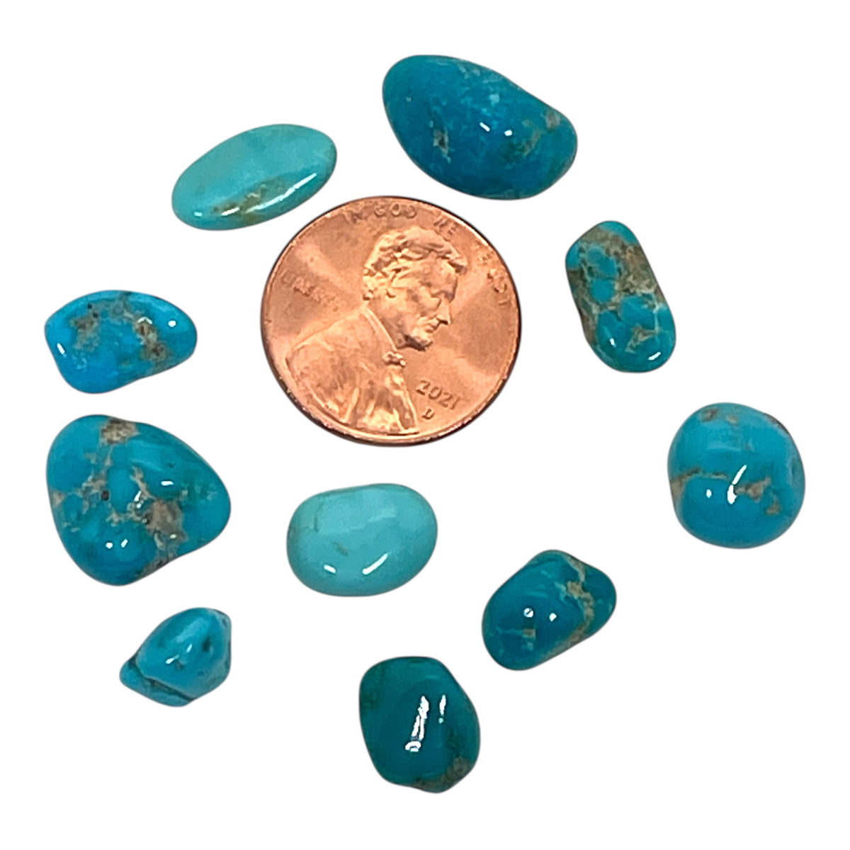 Turquoise Tumbled - Castle Dome, Az, 7.7g