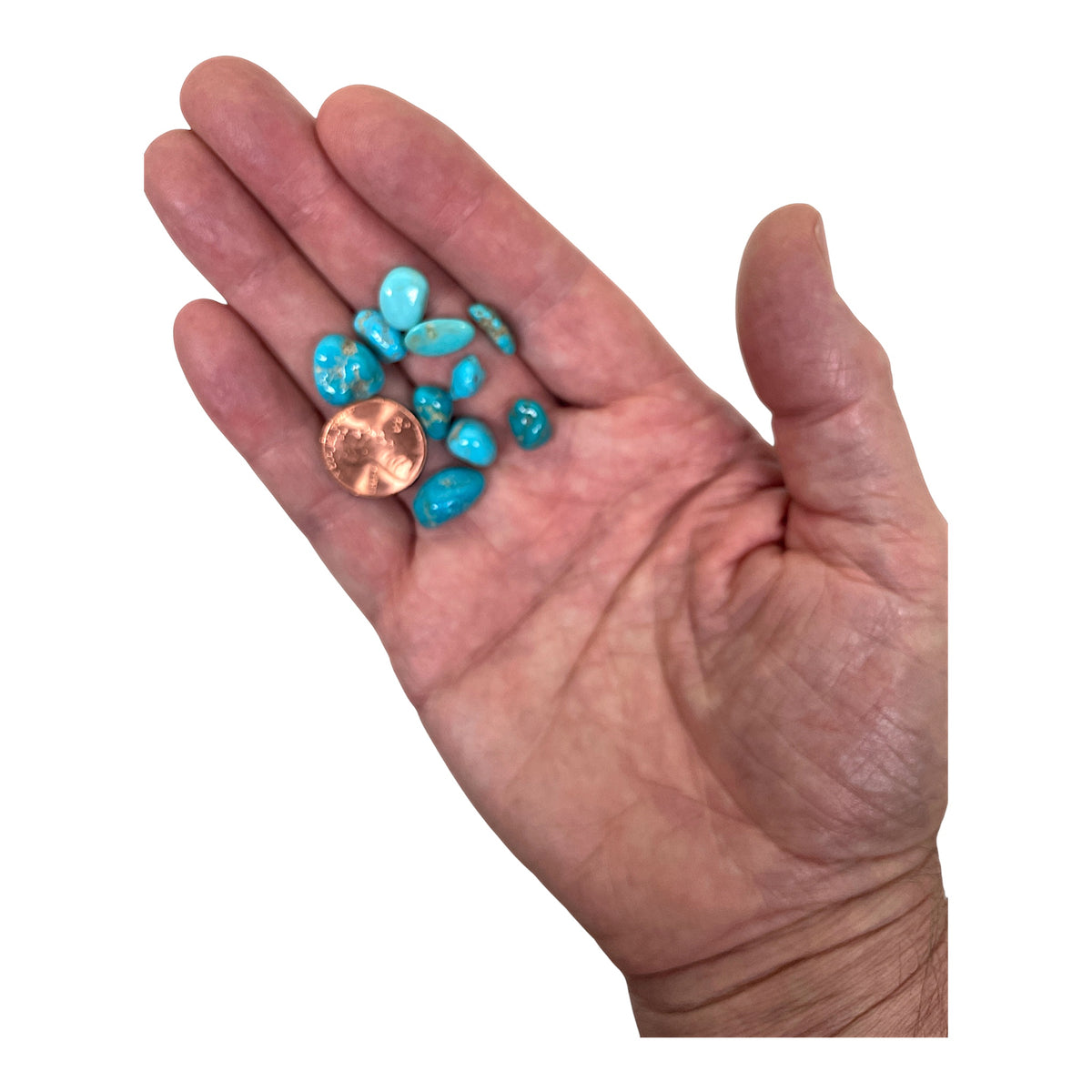 Turquoise Tumbled - Castle Dome, Az, 7.7g