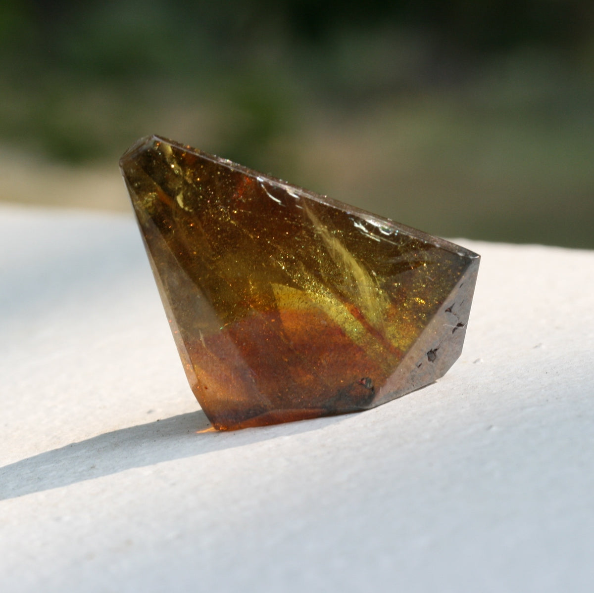 Gem Sphalerite Polished Free Form, Old Stock, Spain, 22.9 grams