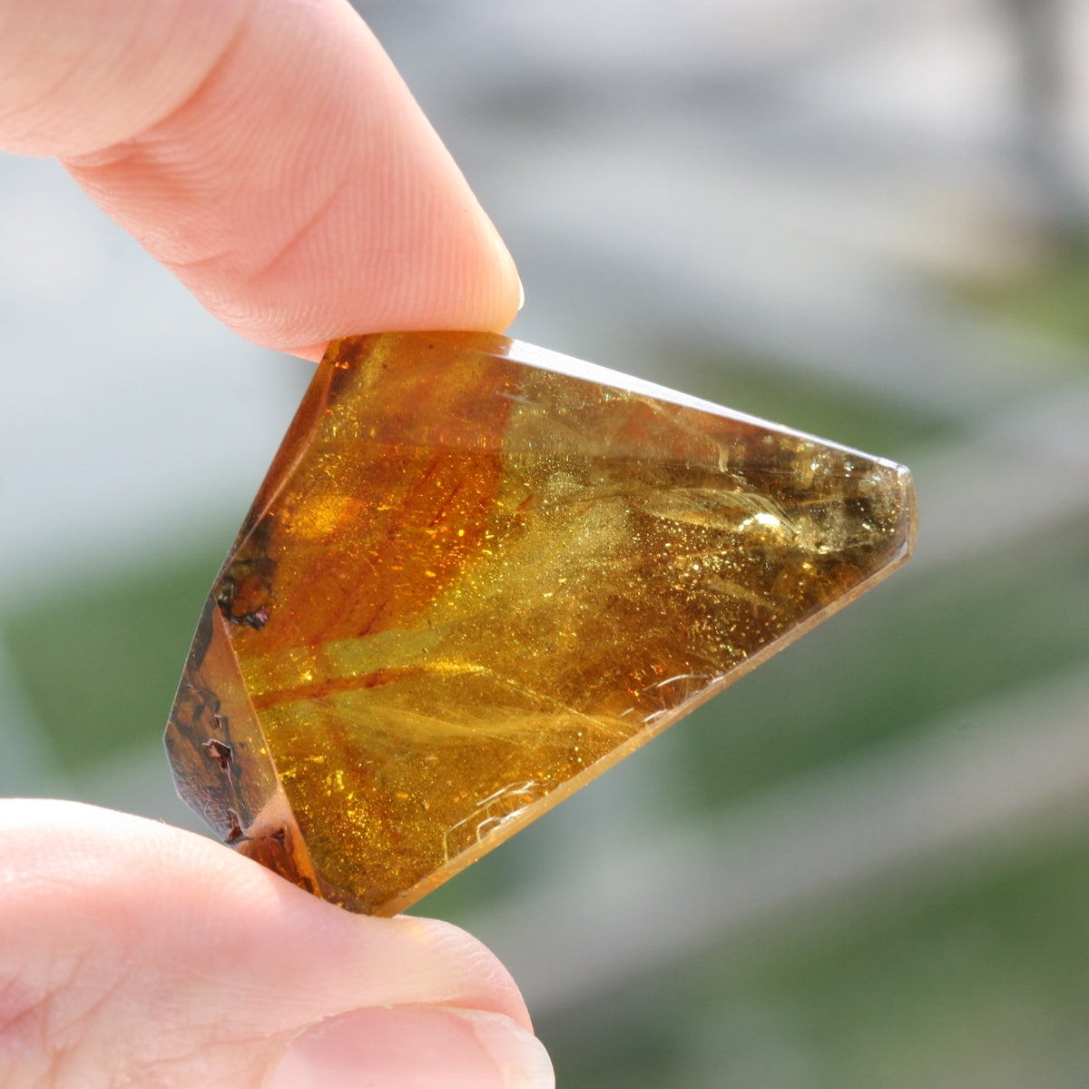 Gem Sphalerite Polished Free Form, Old Stock, Spain, 22.9 grams