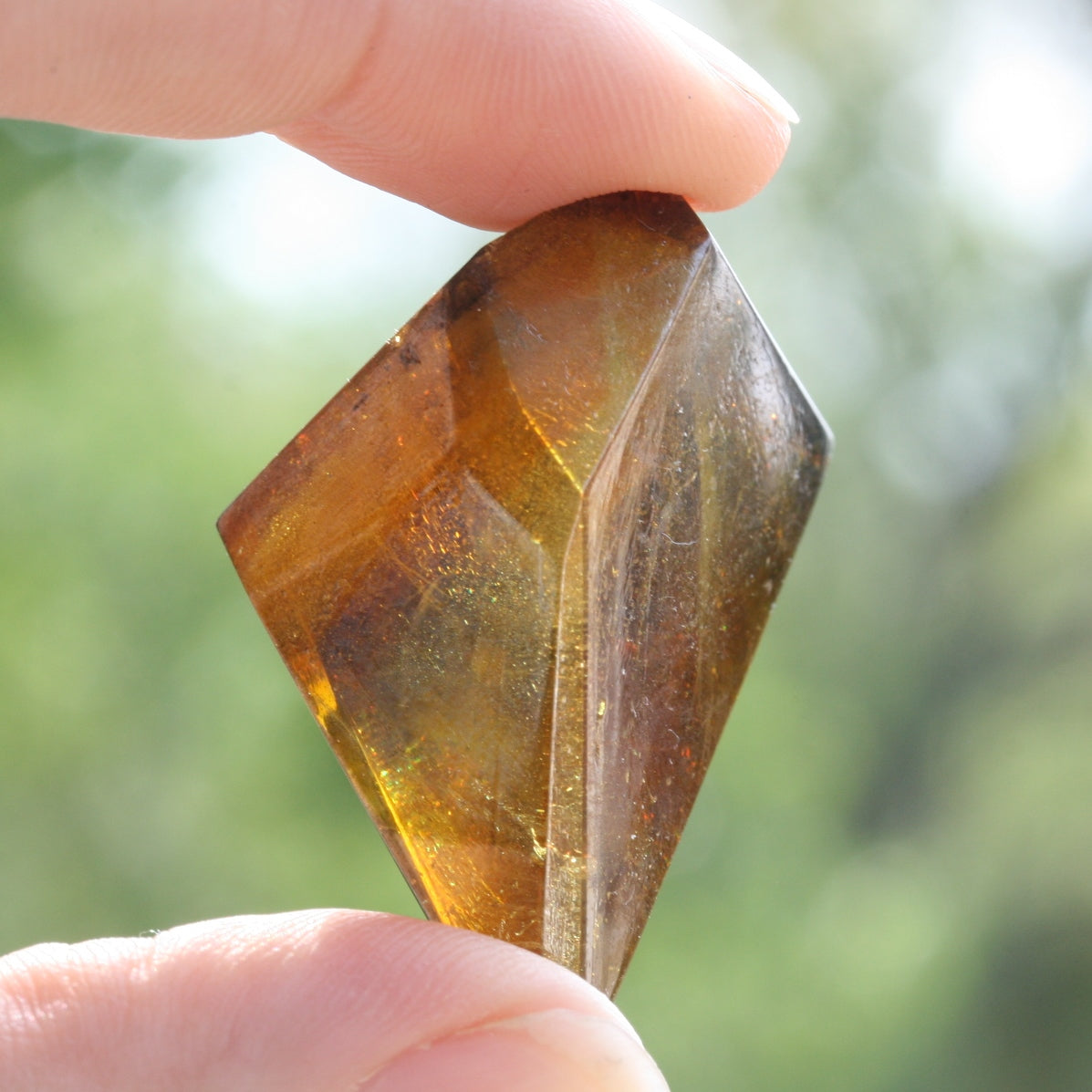 Gem Sphalerite Polished Free Form, Old Stock, Spain, 22.9 grams