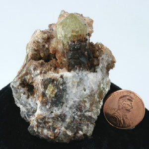 Yellow Apatite Crystal, 115.7 gm