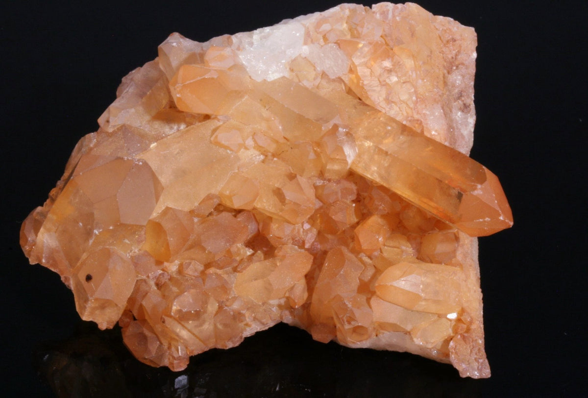 Tangerine Quartz Cluster, 49.5g