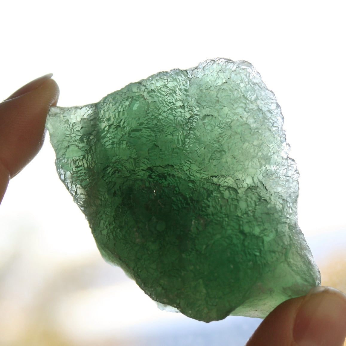 Green Fluorite, Botryoidal Crystal from China, 72.3 grams