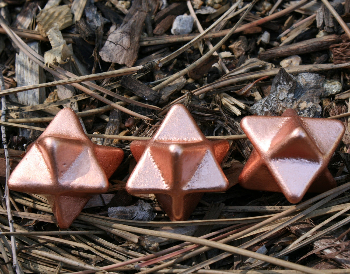 ONE Copper Merkabah from Michigan, approx.: 74 grams each