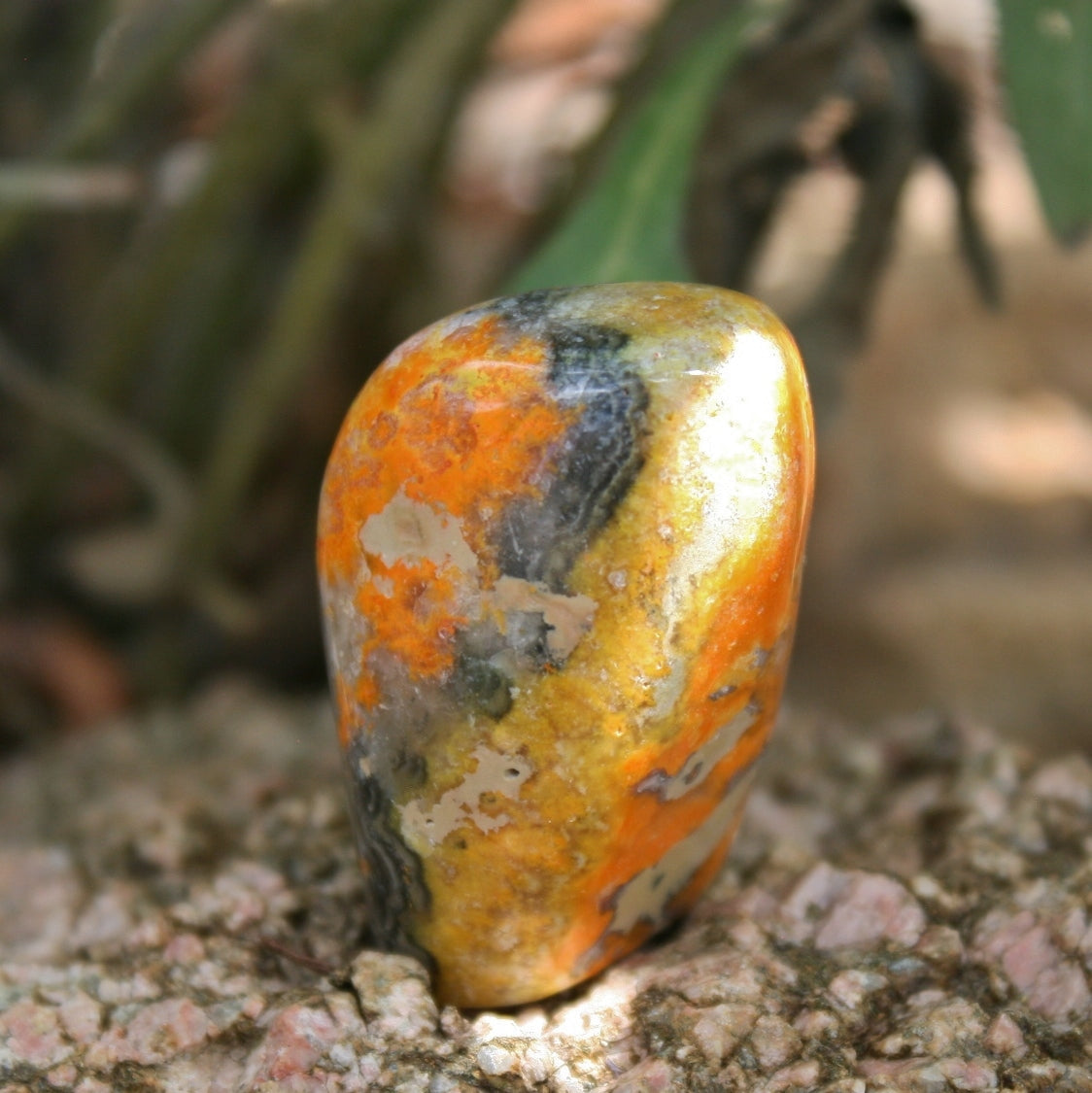 Bumblebee Jasper Sculpture, 24.4 grams