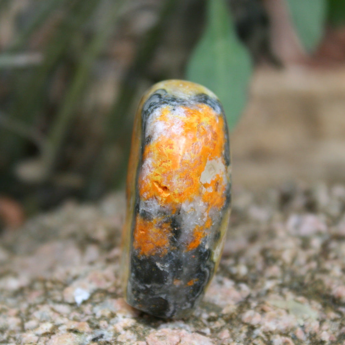 Bumblebee Jasper Sculpture, 24.4 grams