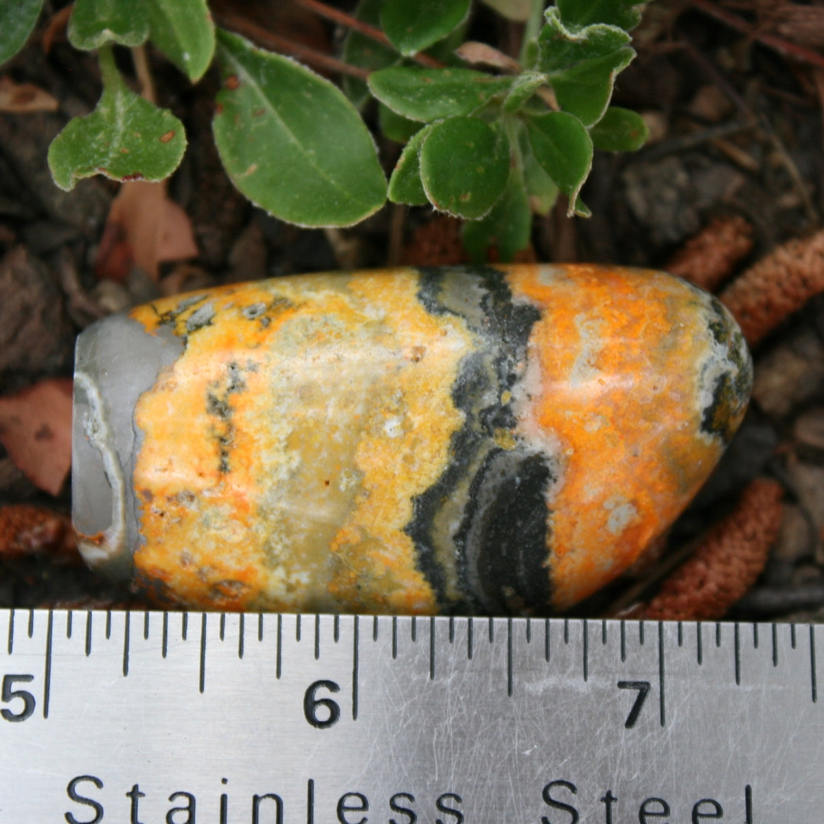 Bumblebee Jasper Sculpture, 77 grams