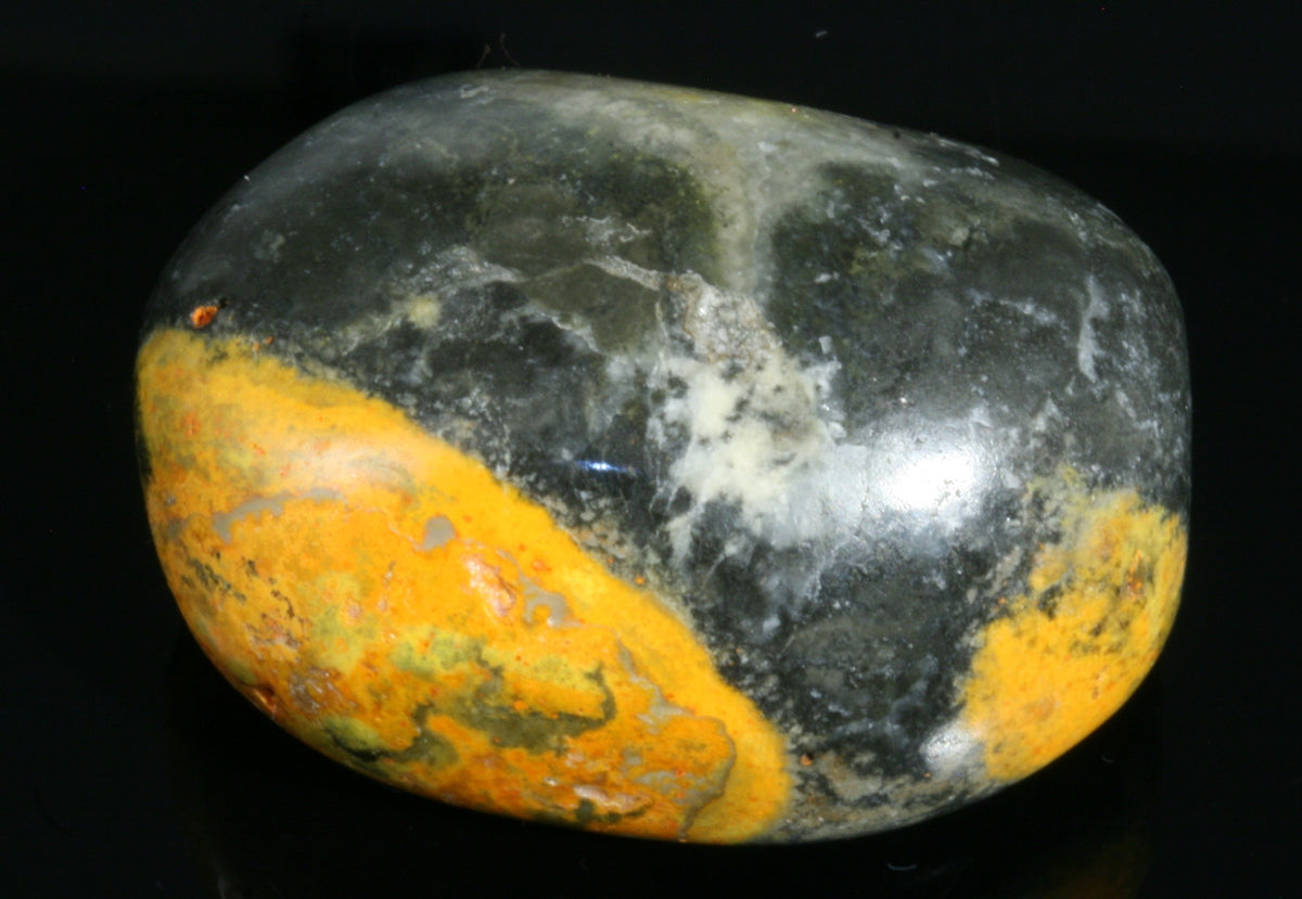 Bumblebee Jasper Tumbled 1.64&quot; x 1.37&quot; x 0.90&quot;