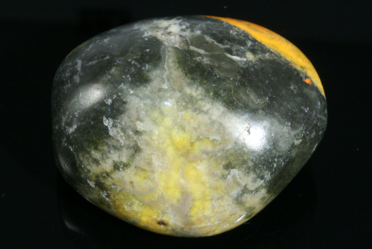 Bumblebee Jasper Tumbled 1.64&quot; x 1.37&quot; x 0.90&quot;