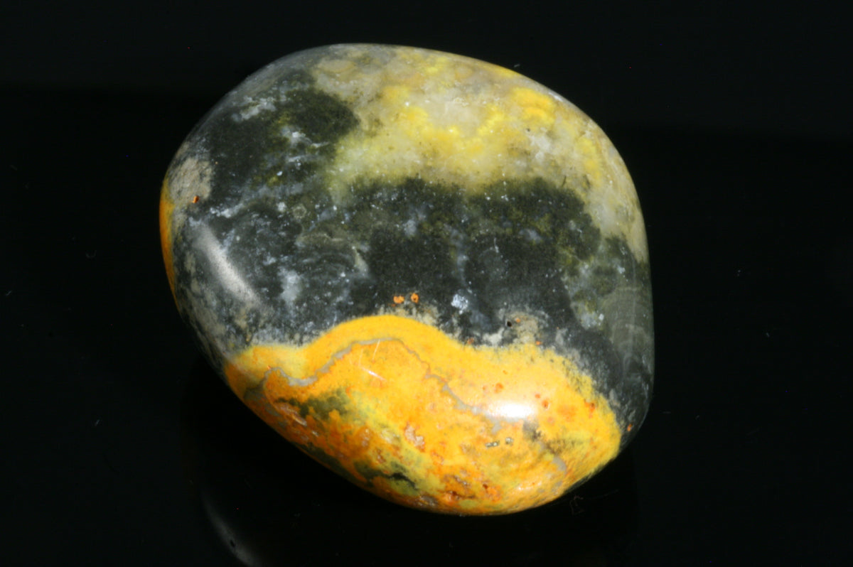 Bumblebee Jasper Tumbled 1.64&quot; x 1.37&quot; x 0.90&quot;