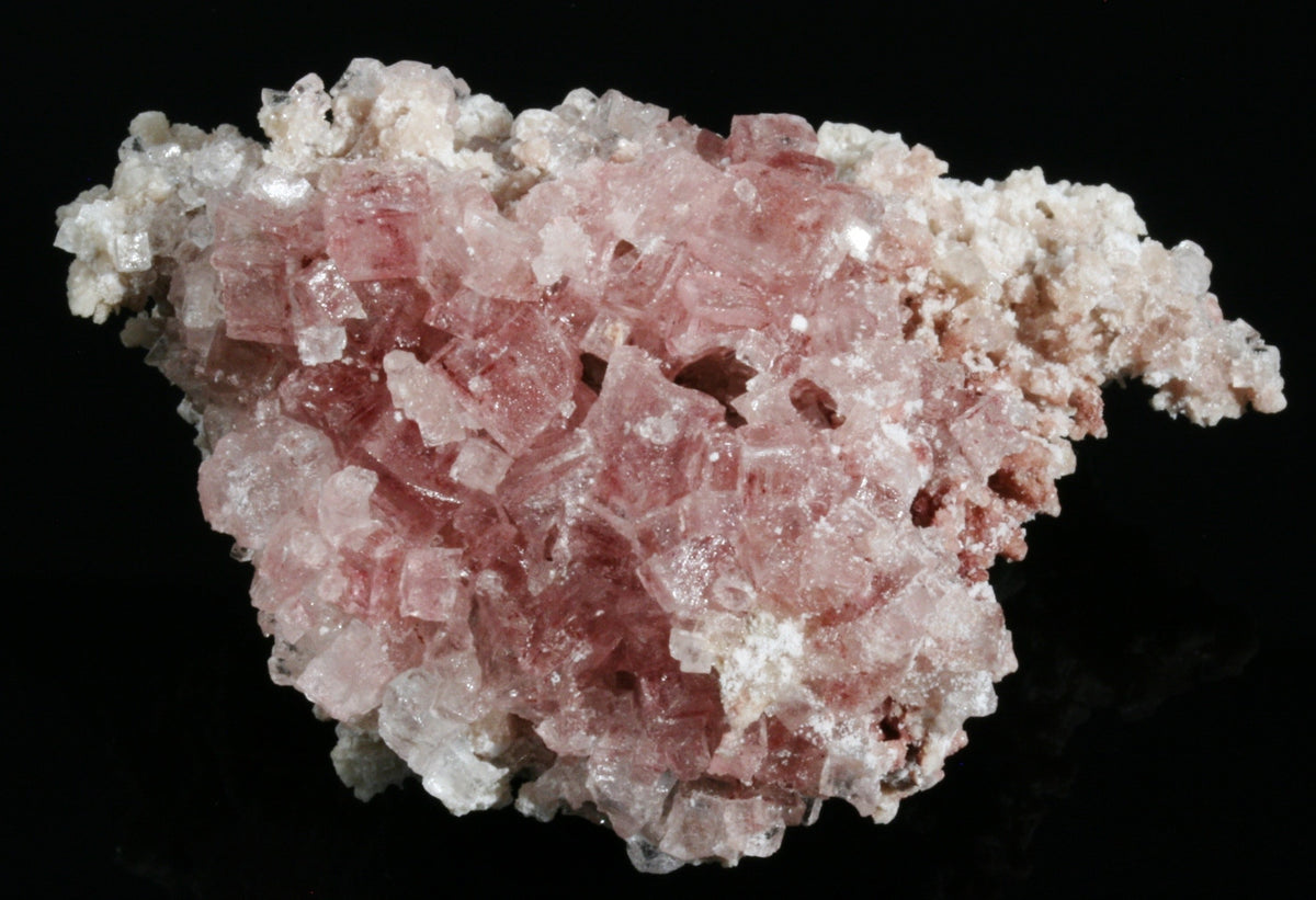 Dark Pink Halite Crystal Cluster 2.34&quot; x 1.79&quot; x 1.47&quot;