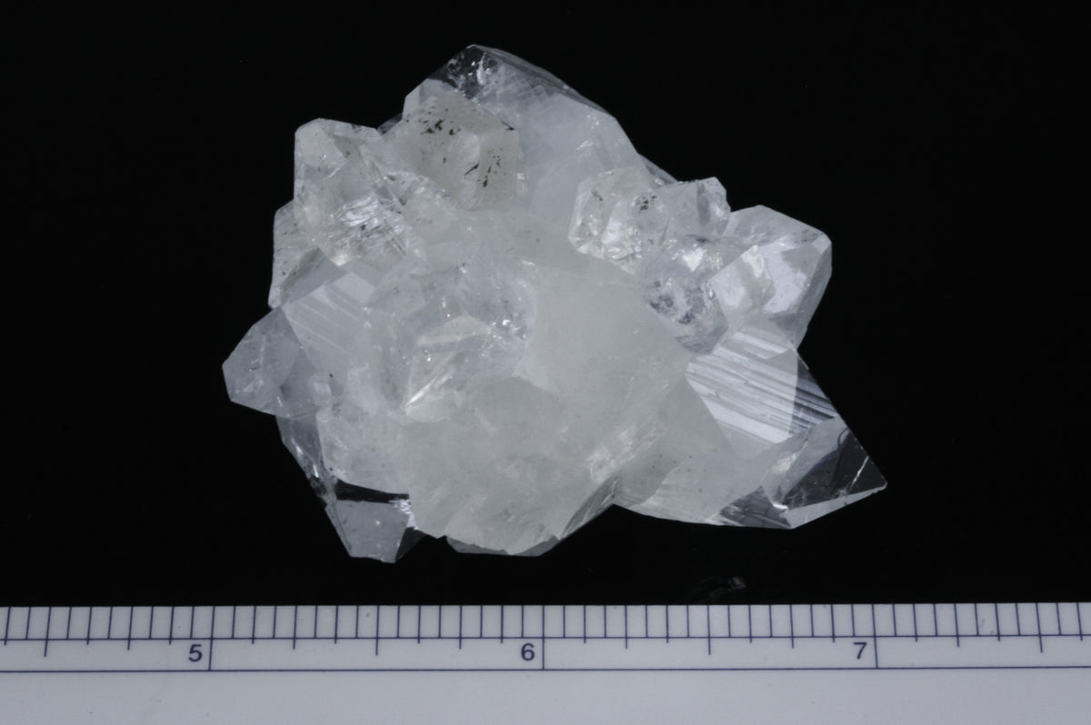 Apophyllite Crystal Cluster with Stilbite