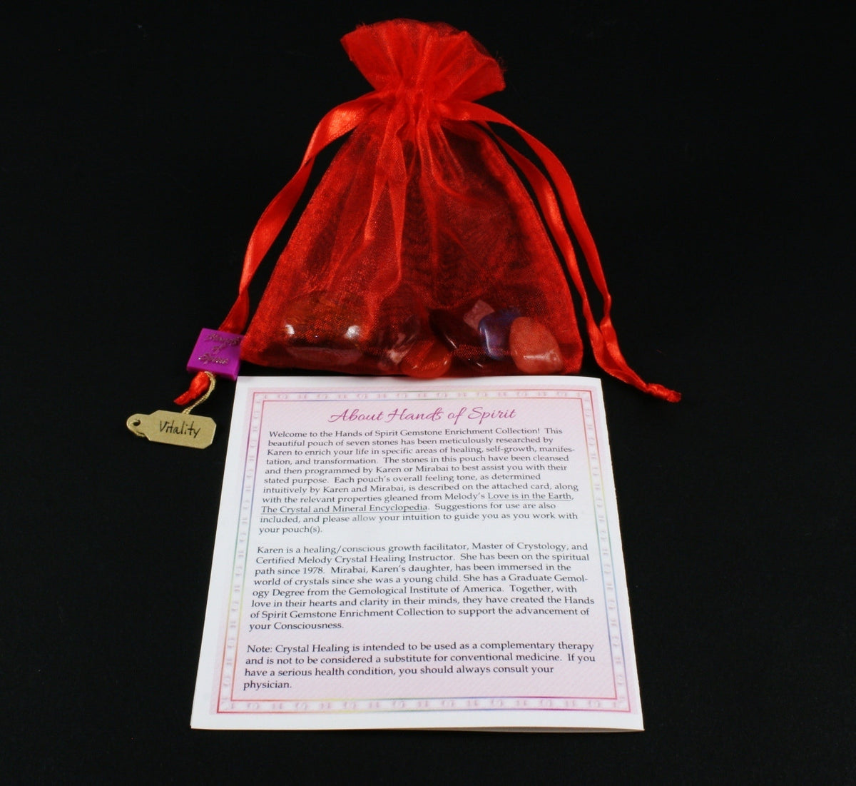 Vitality Pouch with Reference Pamphlet