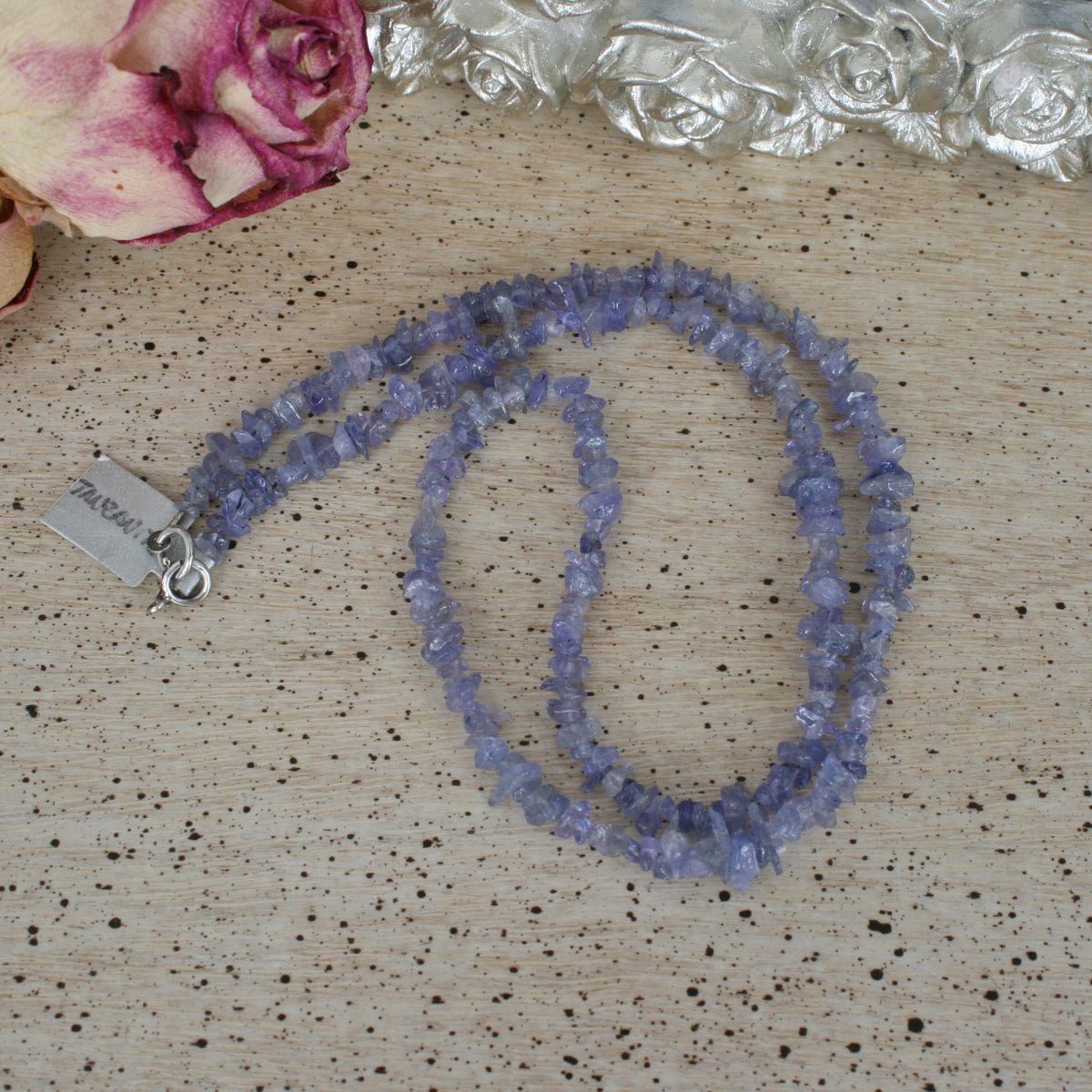 Tanzanite Chip Necklace