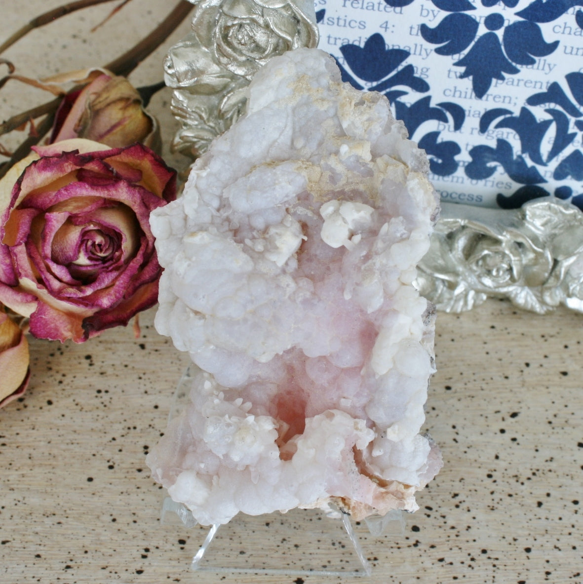Pink Opal Crystal from Peru, 51.9grams