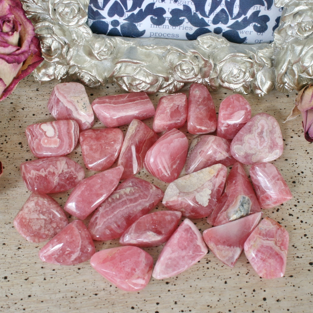 Hand Polished Rhodochrosite from Argentina, T2