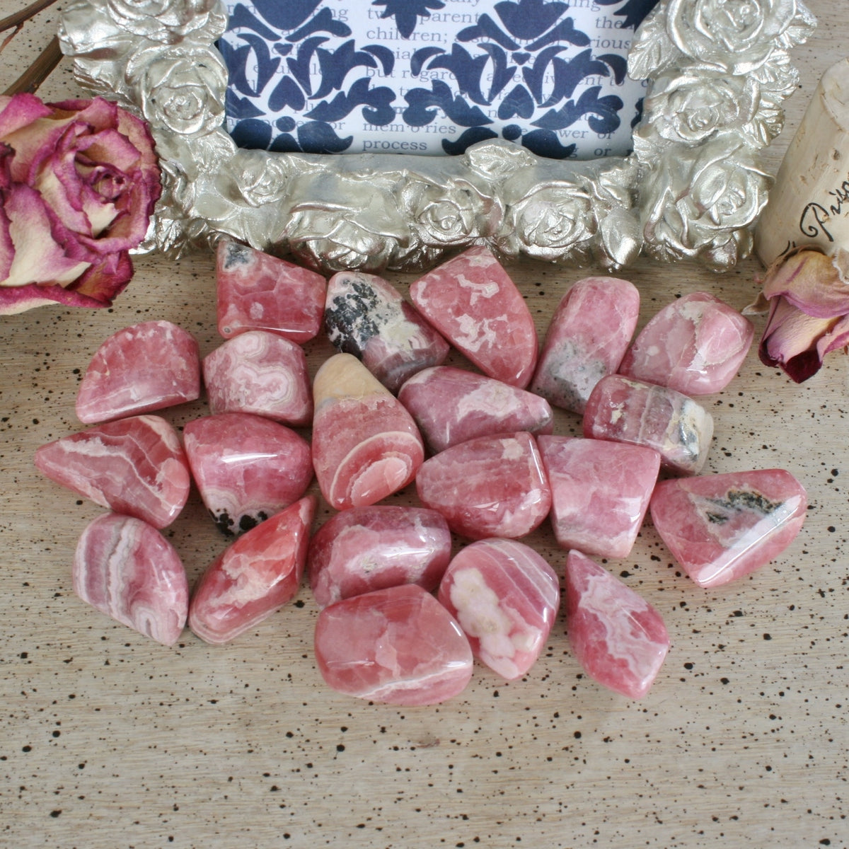 Hand Polished Rhodochrosite from Argentina, T5