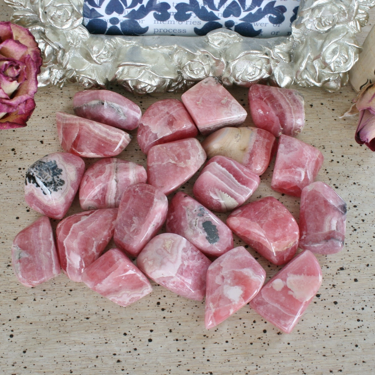Hand Polished Rhodochrosite from Argentina, T5