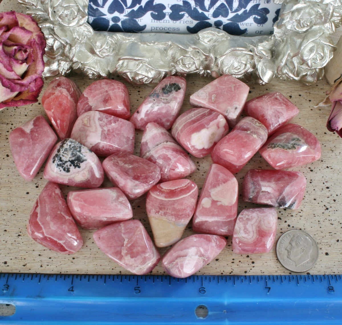 Hand Polished Rhodochrosite from Argentina, T5
