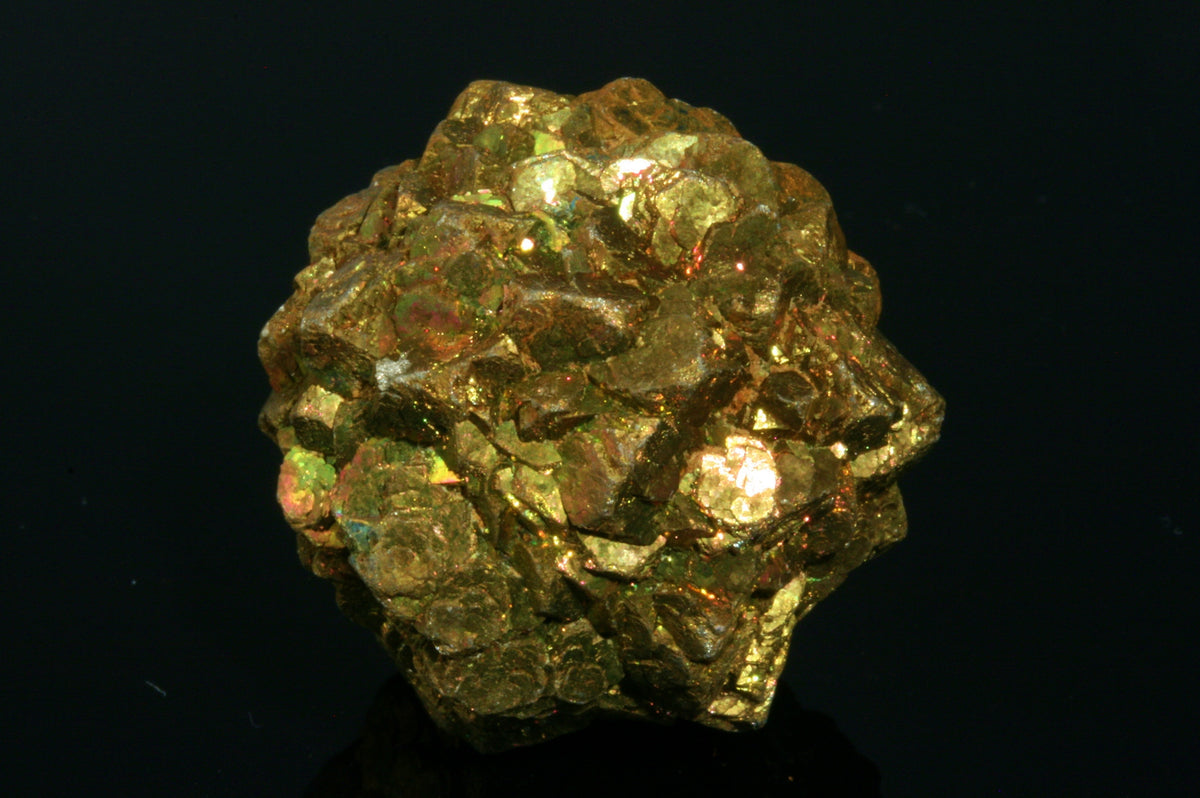 Iridescent Pyrite Ball 1.12&quot; in diameter