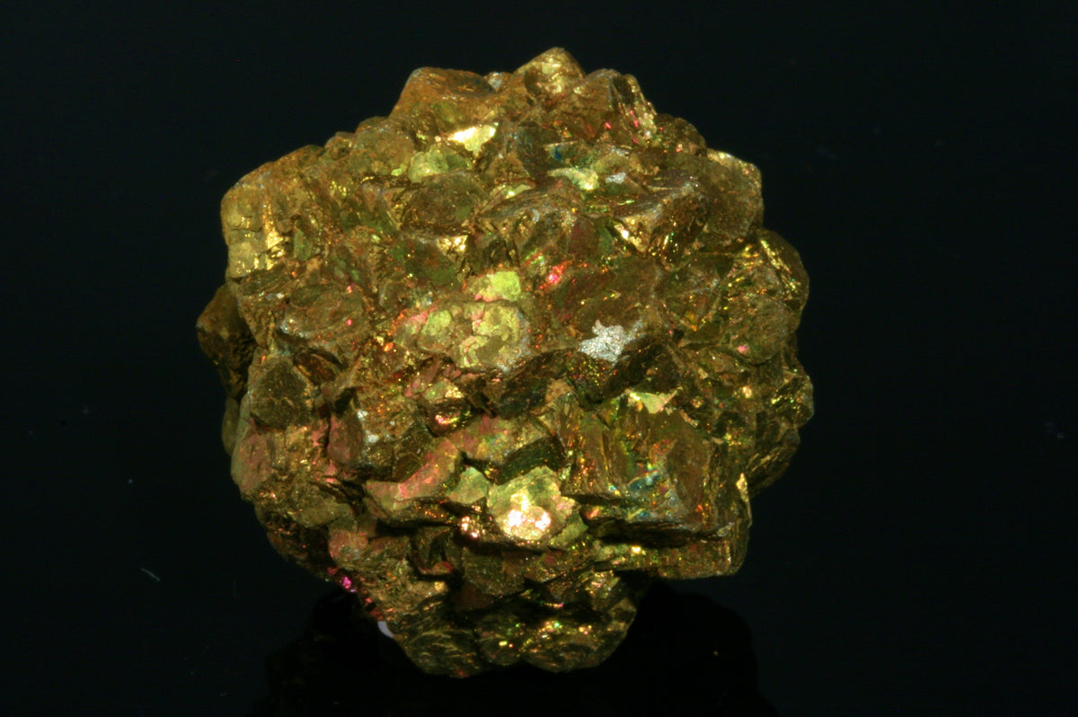 Iridescent Pyrite Ball 1.12&quot; in diameter