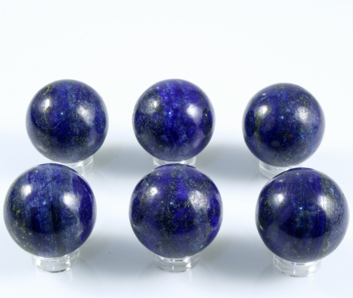One Lapis Lazuli Sphere from Afghanistan, 1.19&quot;